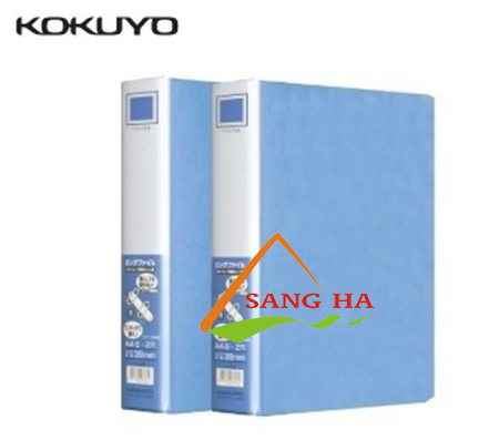 Bìa còng nhẫn kokuyo A4 4P xanh dương